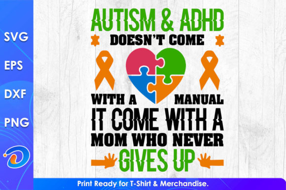 Autism ADHD Design: A Mom's Touch in Embroidery