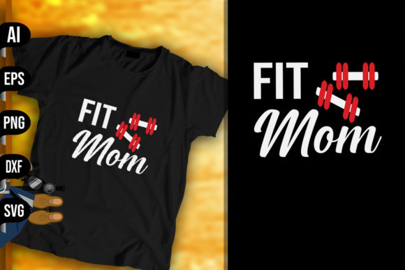 Fit Mom - GYM Workout Design Review for Real Embroidery Use