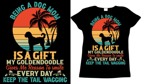 Goldendoodle Lover Mom Mother s Day T-shirt