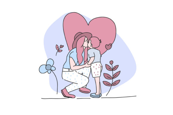h1Sweet Mom Kiss Her Son Clipart Review for Embroidery Designers/h1