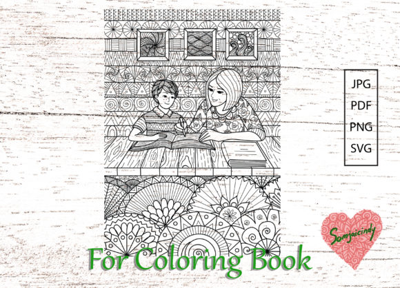 Home Study with Mom Coloring Book